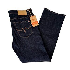 MEK DNM Jeans Mens Size 38 x 34 New Austin Denim Straight Fit Cotton Dark Wash